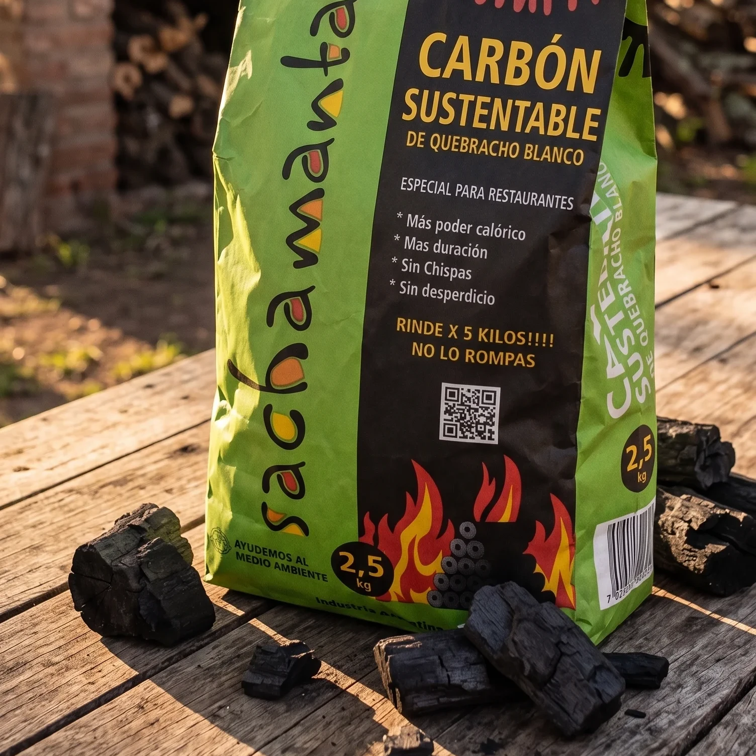 Carbón vegetal 2,5 kg