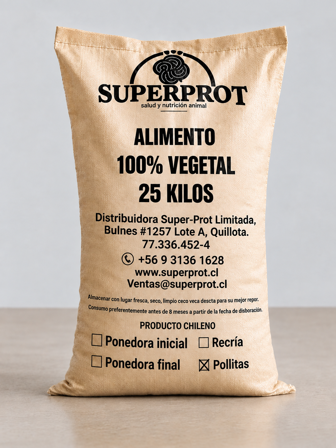 Alimento Pollitas